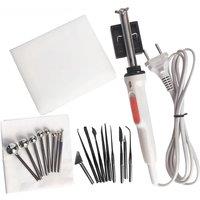 220V 110V Fabric Flowers Ironing Tool Set 18/11/8 Heads Soldering Iron Electric Artificial Flower Ironing Machine Maker