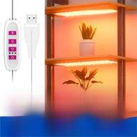 LED Grow Lights Full Spectrum Quantum Board Plants Lamp Indoor Flower Hydroponics Vegetable Cultivation USB DC5V Timing Dimmable