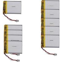 10 pcs 3.7v 400 mah 1.48Wh Li Lithium Battery 303040 Li-ion Cell JST 3pin1.0mm Plug For GPS Mouse Bluetooth Speaker Headphones