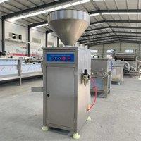 Commercial Automatic Hydraulic Twisting Sausage Filler Vacuum Stuffer Fully Electric Horizontal Sausage Stuffer Machine