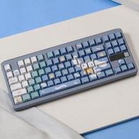 Big Dog PBT Cherry Profile Side Print Keycaps Backlit Contour ISO Layout Keycaps For Mechanical Keyboard Topographic Keycaps