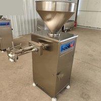 Automatic 60L Big Sausage Stuffing Fill Twist Maker Sausages Filler Stuffer Making Machine