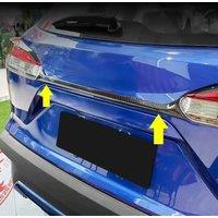 For Toyota Corolla Cross 2022 2023 2024 Carbon Fiber Rear Trunk Molding Tailgate Trims Stylish Accessories