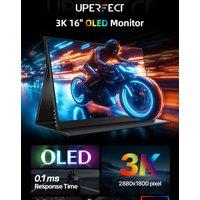 UPERFECT OLED 4K 13.3" Portable Monitor 400Nits Brighness 60Hz 100%DCI-P3 HDR USB C HDMI For Laptop Computer PC Gaming Display
