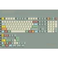 KBD Canvas Korean Keycaps Pbt Material Oem Profile Big Set Key Caps For Wooting Mechanical Keyboard Magnetic Switches