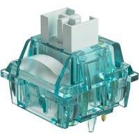 Akko Creamy Cyan Switch 5 Pins 50 7gf Clicky Switch Factory Lubed Compatible with MX Mechanical Keyboard for Gamer PC (45 pcs)