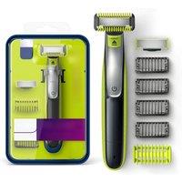 Philips Norelco OneBlade Electric Razor and Beard Trimmer for Men, Wet & Dry, with Comb and Body Hair Trimmer Kit, QP2630/70