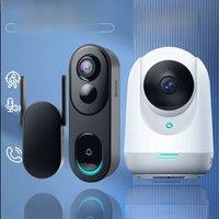 Botslab Fisheye Lens Video Doorbell Cam timbre inalmbrico exterior Wifi 5MP TwoWay Night
