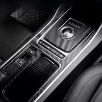 Suitable for XF Interior Stickers, Carbon Fiber Modified Film for Central Control Gear Shift for Jaguar XF 2016-2019