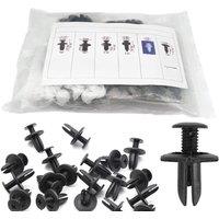 100pcs 6 Types Car Universal Plastic Fastener Plastic Screw Nails