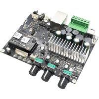 Up2stream Amp 2.1 Bluetooth 5.0 2.1 Channel Power Audio Stereo Subwoofer Amplifier Board 50Wx2+100W Treble Bass Note Tuning AMP