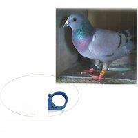 10pcs/Lot EM4305 ISO11785 pigeon ring plastic Bird leg ring tag Animal rfid ring tag for tracking chicken rings pigeon bird
