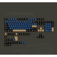 GMK Blue Warrior Keycaps PBT Sub Dye Cherry Profile Blue Samurai German/Korean/Spanish/Russian/Arabic For Mechanical Keyboards