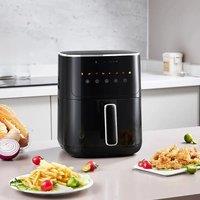 4.7L Air Fryer with Touch Screen 8 Preset Cooking Modes Easy-to-use Handle Timer Up to 60minutes