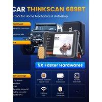 Lifetime Free Update THINKCAR THINKSCAN 689BT OBD2 Diagnostic Tool DOIP CANFD Bi-directional ECU Coding 34 Resets Global Version