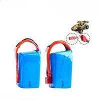 lithium battery 7.4V 20C 1800mah For Weili A959-b A969-b A979-b K929-B remote control car battery with T head JST
