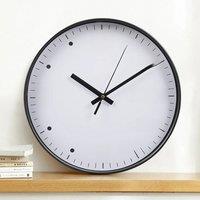12 Inch Silent Wall Clock with Arabic English Numerals