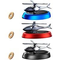 Solar Car Air Freshener Perfume Helicopter Decor Interior Decor Solar Car Rotating Aromatherapy