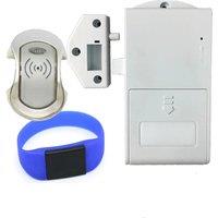 125khz RFID card lock locker Electronic Cabinet Lock Magnetic Swipe Card RFID Cabinet Locker Door Locks with free RFID wristband