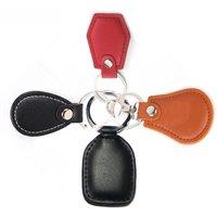 Wholesale 100pcs/lot RFID Proximity Access Control Card rfid tag 13.56MHZ ic CARD ( Leather keychain)