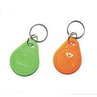 100pcs custom printed logo 125KHZ RFID ID Card Keyfobs /TK4100 RFID keyfobs for Access Control Entrance Mechine