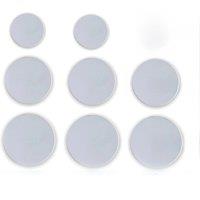 100pcs Waterproof 125KHz RFID Tag Proximity Contactless ID Card PVC Coin Disk Token EM4100 compatible for Access Control