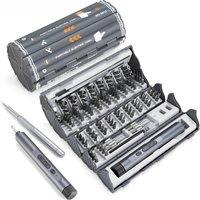 VMAN 138 in 1 Electric Precision Cordless Screwdriver set Magnetic Bits Laptop PC iPhone Glasses
