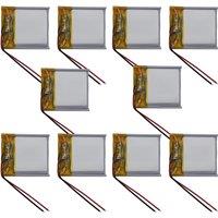 10 pcs 3.7v 150 mah 0.555Wh Rechargeable Li-polymer Li Lithium Battery 402020 For Mouse Bluetooth Speaker Headset Smart Watch