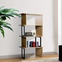 4-Tier Creative Wooden Bookshelf
