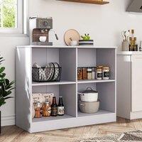 Sideboard Cabinet with Open Shelves for Living Room Garden Kitchen Bedroom