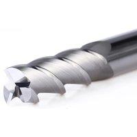 Aluminum milling cutter carbide end mill 3 flutes square head flattened end mills d1 to d12 solid carbide milling cutters