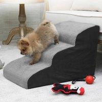 Triangular Medium Dog Cat House with Soft Plush Cat Sleeping Bed