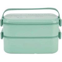 Stackable Bento Lunch Box with Handle 2 Layer