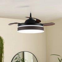 42 Inch 3 Blade Dimmable Ceiling Fan Light with Remote Control