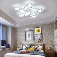Modern Star LED Chandelier Ceiling Light , 5 Head Dimmable