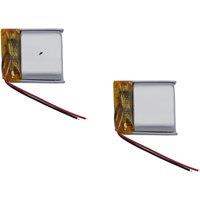 2Pcs 3.7V 200mAh 0.74Wh Rechargeable Li-polymer Li Battery 601818 For GPS Camera Driving Recorder Bluetooth Speaker Recording