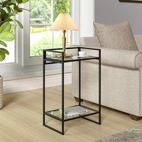 Tempered Glass Side Table Coffee Table Bedside Table Living Room Furniture
