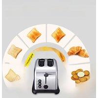 PBOBP 220V Household Small Toaster 2 Pieces Of 7 Gear Toaster Spit Driver Toaster Toast Breakfast