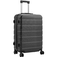 Black Hardshell Rolling Luggage Trolley Travel Case, 28"