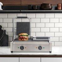 3.6KW Double Commercial Sandwich Press Grill