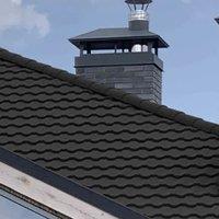 Half Round Ridge Tile Stone Coated Metal Roofing 10pcs