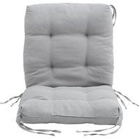 Indoor and Outdoor Lawn Chair Rattan Chair Cushion,Light Grey