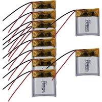 10 pcs 3.7v 200 mah 0.74Wh Rechargeable Li-polymer Li Lithium Battery 601818 For Mouse Bluetooth Speaker Headphones Smart Watch