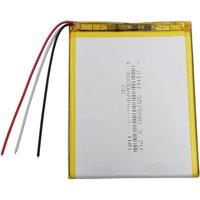3.7V 3000mAh 11.1Wh Li-Polymer Rechargeable Li Lithium Battery 357090 Li-po NTC 3-Wires Thermistor For GPS E-book Tablet PC