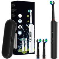 Smart Electric Toothbrush, 4 Modes USB Charging Rechargeable Electric Toothbrushes, Fit for Oral B