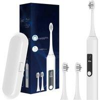 Smart Electric Toothbrush, 3 Modes Rechargeable Electric Toothbrushes Compatible with Philips