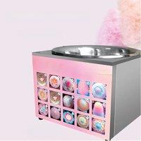 Commercial Cotton Candy Machine Electric Fancy Cotton Candy Maker Stainless Steel Marshmallow Flower