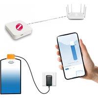 ME201WZ Wireless Zigbee Tuya Mobile App Detector Water Fuel Oil Liquid Level Sensor Alarm Indicator Remote Tank Monitor