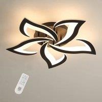 Modern Ceiling Light 40W 4700LM,Fashion Petal Shape Ceiling Lights Dimmable 3000-6500K,Acrylic LED