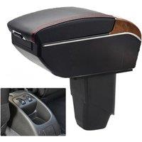 Peugeot 206 207 Armrest Box Elbow Rest Center Console Car Retrofit Parts Storage Accessories Interior USB